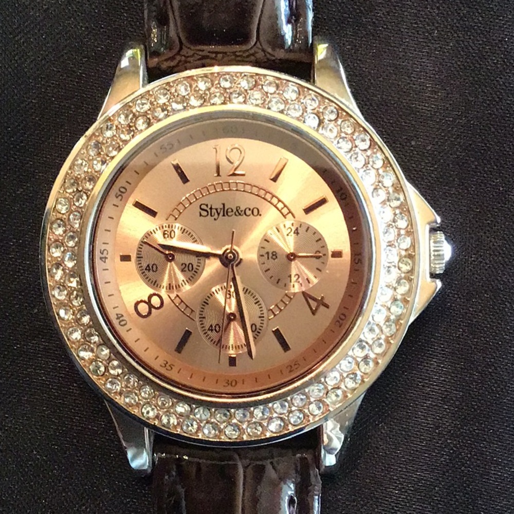 Style and Company leather watch